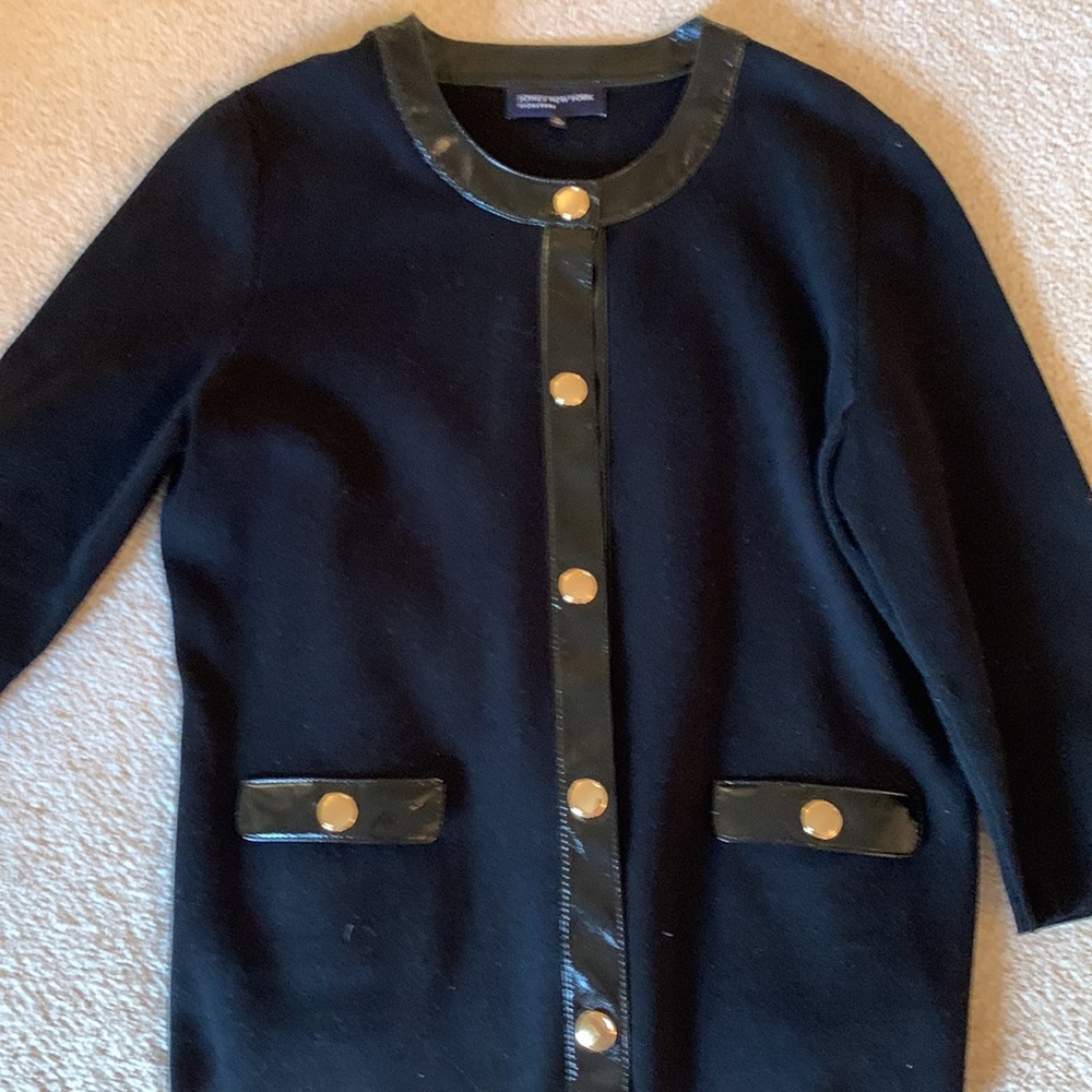 Jones of New York Signature Dressy Black sweater